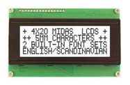 LCD MODULE, 20 X 4, COB, 4.75MM, FSTN