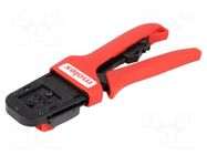Tool: for crimping; 24AWG÷20AWG,30AWG÷26AWG; 190mm; terminals MOLEX