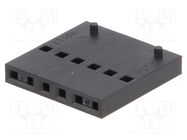 Connector: wire-board; plug; female; C-Grid III; 2.54mm; PIN: 6 MOLEX