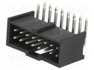 Socket; rectangular; male; C-Grid III; 2.54mm; PIN: 16; THT; tinned MOLEX