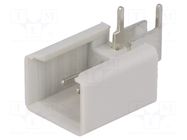Connector: IDC; socket; male; PIN: 2; angled 90°; THT; 2.54mm; 1x2 TOMIC
