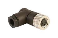 SENSOR CONNECTOR, M12, RCPT, 4POS