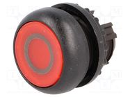 Switch: push-button; 22mm; Stabl.pos: 1; red; M22-FLED,M22-LED EATON ELECTRIC