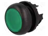 Switch: push-button; 22mm; Stabl.pos: 2; green; M22-FLED,M22-LED EATON ELECTRIC