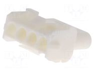 Connector: wire-wire; plug/socket; male/female; PIN: 4; 600V; 1x4 TE Connectivity