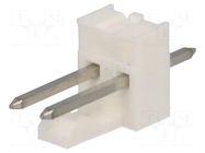 Connector: wire-board; socket; male; PIN: 2; KK 254; straight; THT MOLEX