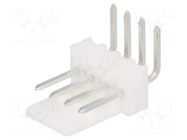 Connector: wire-board; socket; male; PIN: 4; KK 254; angled 90°; THT MOLEX