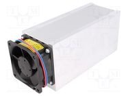 Heatsink: extruded; L: 150mm; W: 62mm; H: 74mm; 0.175K/W; aluminium FISCHER ELEKTRONIK