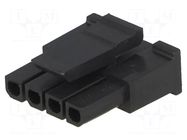 Connector: wire-board; plug; female; PIN: 4; Micro-Fit 3.0; 3mm; 1x4 MOLEX