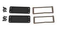 END PANEL KIT, ENCLOSURE, ALUM, BLK