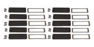 END PANEL KIT, ENCLOSURE, ALUM, BLK