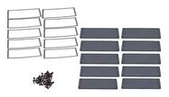 END PANEL, ENCLOSURE, BLACK, ALUM