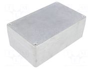 Enclosure: multipurpose; X: 100mm; Y: 160mm; Z: 60mm; 1550Z; natural HAMMOND