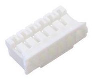 CONNECTOR HOUSING, RCPT, 6POS, 2MM