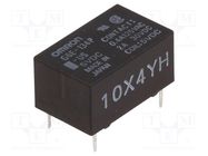 Relay: electromagnetic; SPDT; Ucoil: 5VDC; Icontacts max: 3A; G6E OMRON Electronic Components