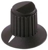 ROUND SKIRTED KNOB W/ ARROW IND, 3.175MM