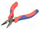 Pliers; precision,half-rounded nose; 140mm GOLDTOOL