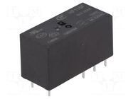 Relay: electromagnetic; DPDT; Ucoil: 12VDC; 8A; 8A/250VAC; 8A/24VDC HONGFA RELAY