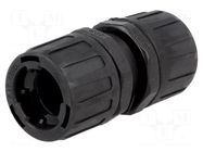 Connector; polyamide; HelaGuard; -50÷135°C; IP66; black; UL94V-2 HELLERMANNTYTON