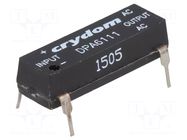 Relay: solid state; Icntrl: 10÷35mA; 1A; 20÷280VAC; DPA; 1-phase SENSATA / CRYDOM