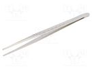 Tweezers; 160mm; Blades: elongated; Blade tip shape: rounded DONAU ELEKTRONIK