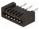 Connector: FFC/FPC; straight; PIN: 6; Non-ZIF; THT; tinned; 20mΩ CONNFLY
