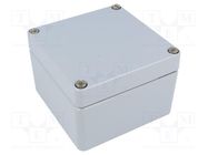 Enclosure: multipurpose; X: 120mm; Y: 122mm; Z: 81mm; EUROMAS; IP66 BOPLA