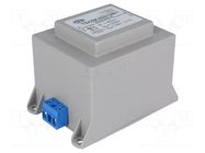 Transformer: encapsulated; 65VA; 230VAC; 24V; 2.5A; screw type INDEL