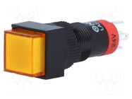 Switch: push-button; Pos: 2; SPDT; 0.5A/250VAC; 1A/24VDC; ON-ON ONPOW