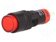 Switch: push-button; Pos: 2; SPDT; 0.5A/250VAC; 1A/24VDC; ON-ON ONPOW