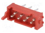 Connector: wire-board; socket; male; PIN: 8; 30V; 1A; straight; THT AMPHENOL COMMUNICATIONS SOLUTIONS