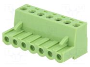 Connector: pluggable terminal block; plug; female; 12A; 300V; 1x7 XINYA
