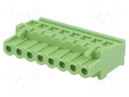 Connector: pluggable terminal block; plug; female; 15A; 300V; 1x8 XINYA