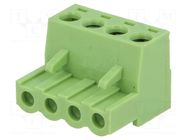 Connector: pluggable terminal block; plug; female; 12A; 250V; 1x4 XINYA