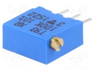 Potentiometer: mounting; multiturn; 100kΩ; 500mW; THT; ±10%; linear VISHAY