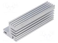 Heatsink: extruded; TO220; natural; L: 84mm; W: 30mm; H: 31mm; 5.5K/W FISCHER ELEKTRONIK
