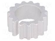 Heatsink: extruded; TO5; H: 6mm; 63K/W; aluminium FISCHER ELEKTRONIK