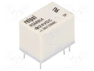 Relay: electromagnetic; SPDT; Ucoil: 24VDC; 3A; 3A/120VAC; 3A/24VDC RELPOL