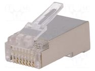 Connector: RJ45; plug; PIN: 8; shielded; 8p8c; for cable NINIGI