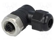 Connector: M12; plug; PIN: 5; female; A code-DeviceNet / CANopen LUMBERG AUTOMATION