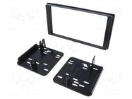 Radio frame; Subaru; 2 DIN; black METRA