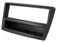 Radio frame; Honda; 1 DIN; black 4CARMEDIA