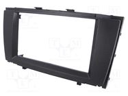 Radio frame; Toyota; 2 DIN; black 4CARMEDIA