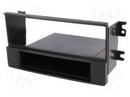 Radio frame; Kia; 1 DIN; black ACV