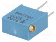 Potentiometer: mounting; vertical; 500Ω; 500mW; THT; ±10%; linear BOURNS