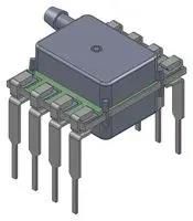 PRESSURE SENSOR, DIFF, -5 TO 5PSI, DIP