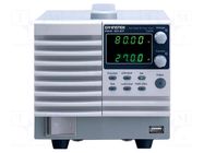 Power supply: programmable laboratory; Ch: 1; 0÷80VDC; 27A; 720W GW INSTEK