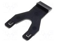 Fastening clip; plastic; 29mm; PT SCHRACK