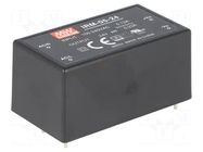 Converter: AC/DC; 5.52W; Uin: 85÷264VAC,120÷370VDC; Uout: 24VDC MEAN WELL