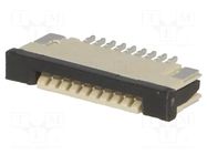 Connector: FFC/FPC; SMT; 50V; 0.5A; PIN: 9; 1mm; horizontal; 30mΩ JOINT TECH